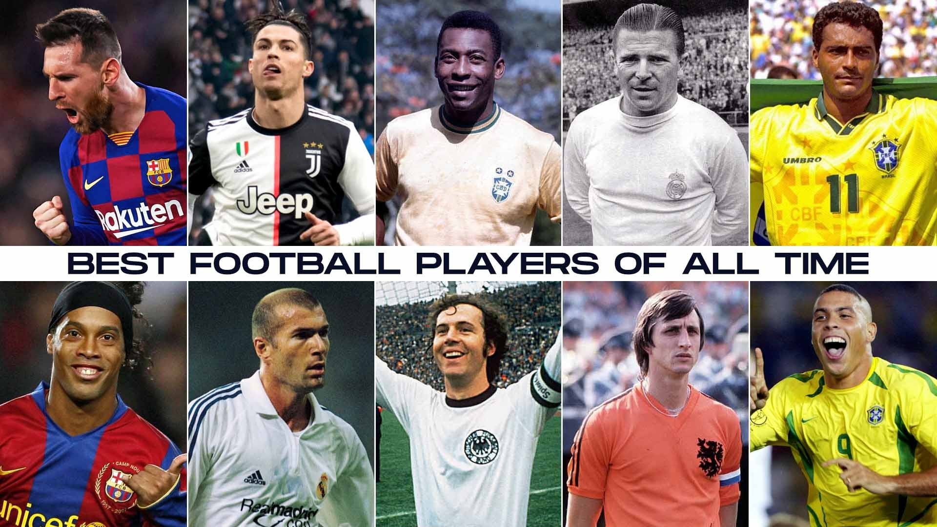 افضل 10 لاعبين في العالم على مر التاريخ 