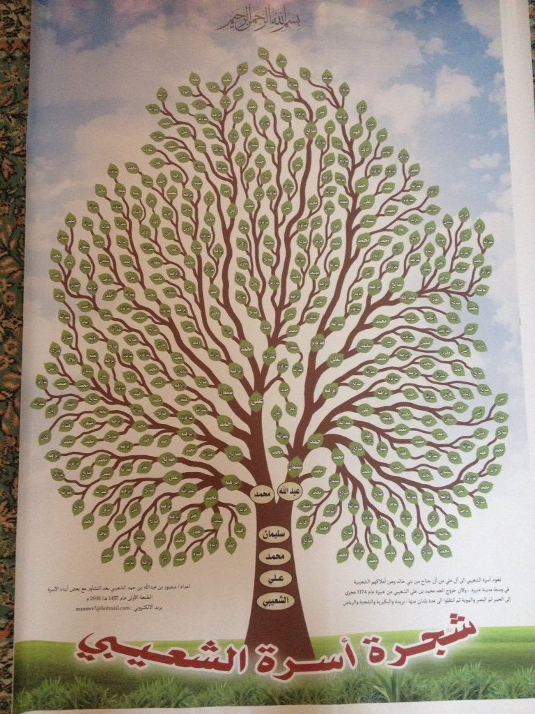 شجرة عائلة الشعيبي